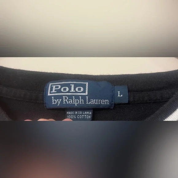 Preowned Polo by Ralph Lauren Ringer Crew Neck T Shirt. - Picture 3 of 10